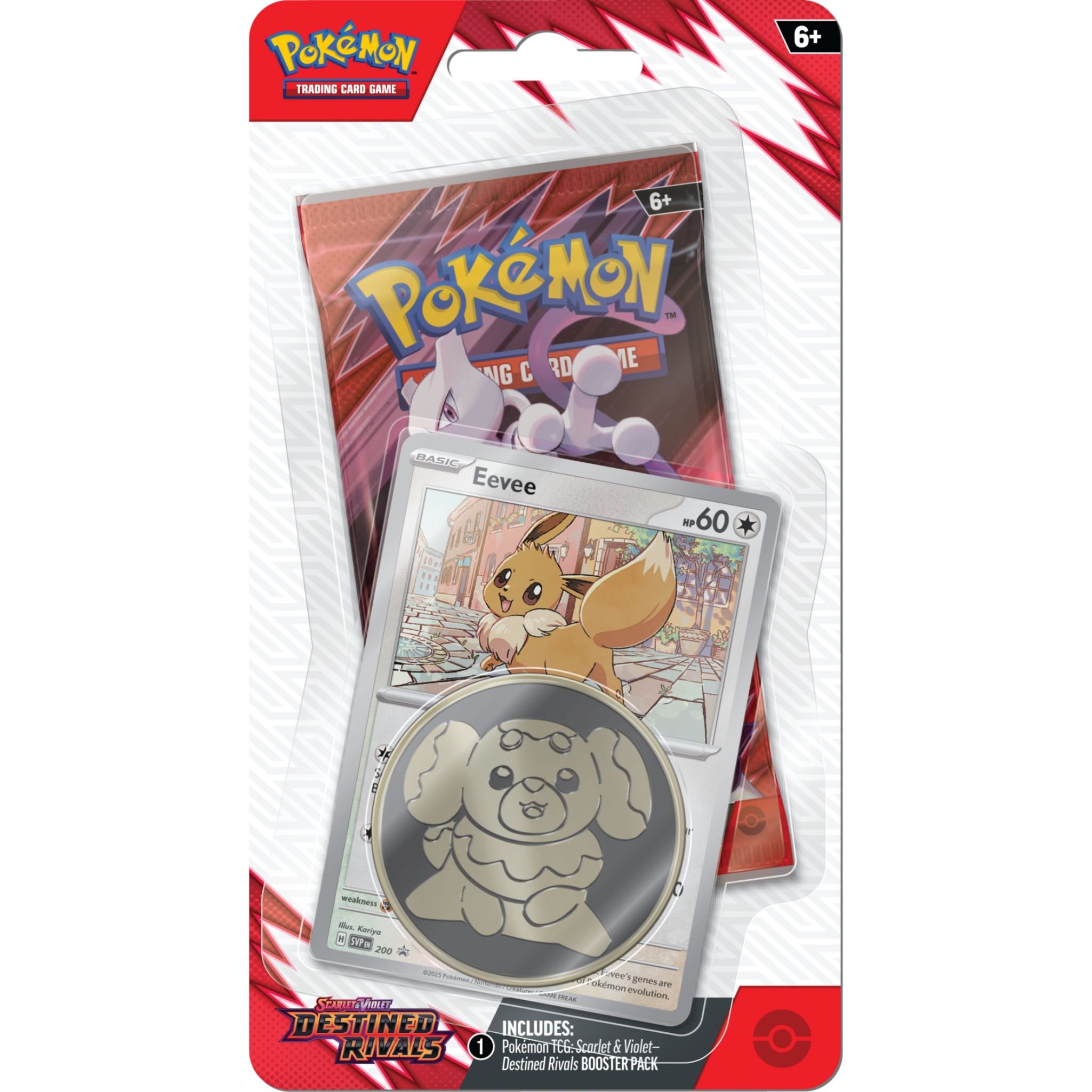 Pokémon TCG: Destined Rivals Eevee 1-Pack Blister
