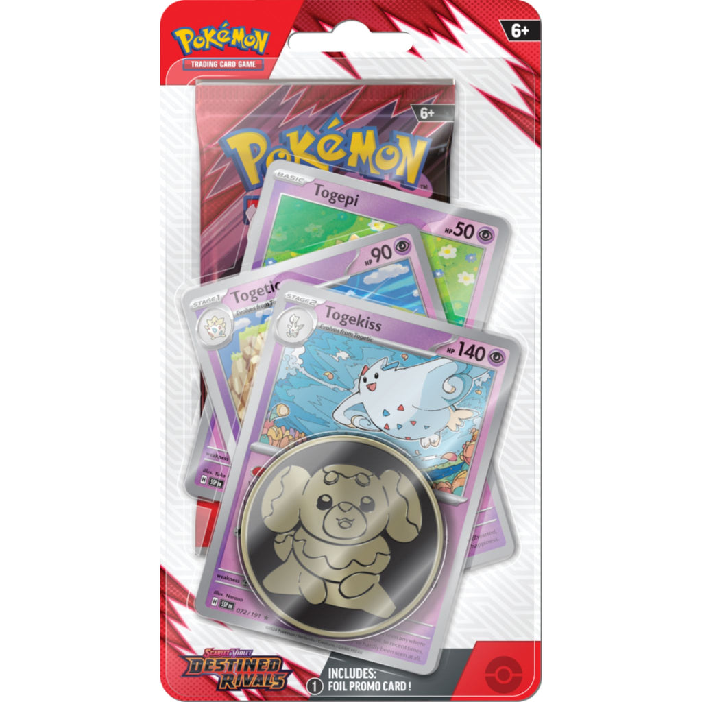 Pokémon TCG: Destined Rivals 1-Pack Blister Togepi, Togetic & Togekiss