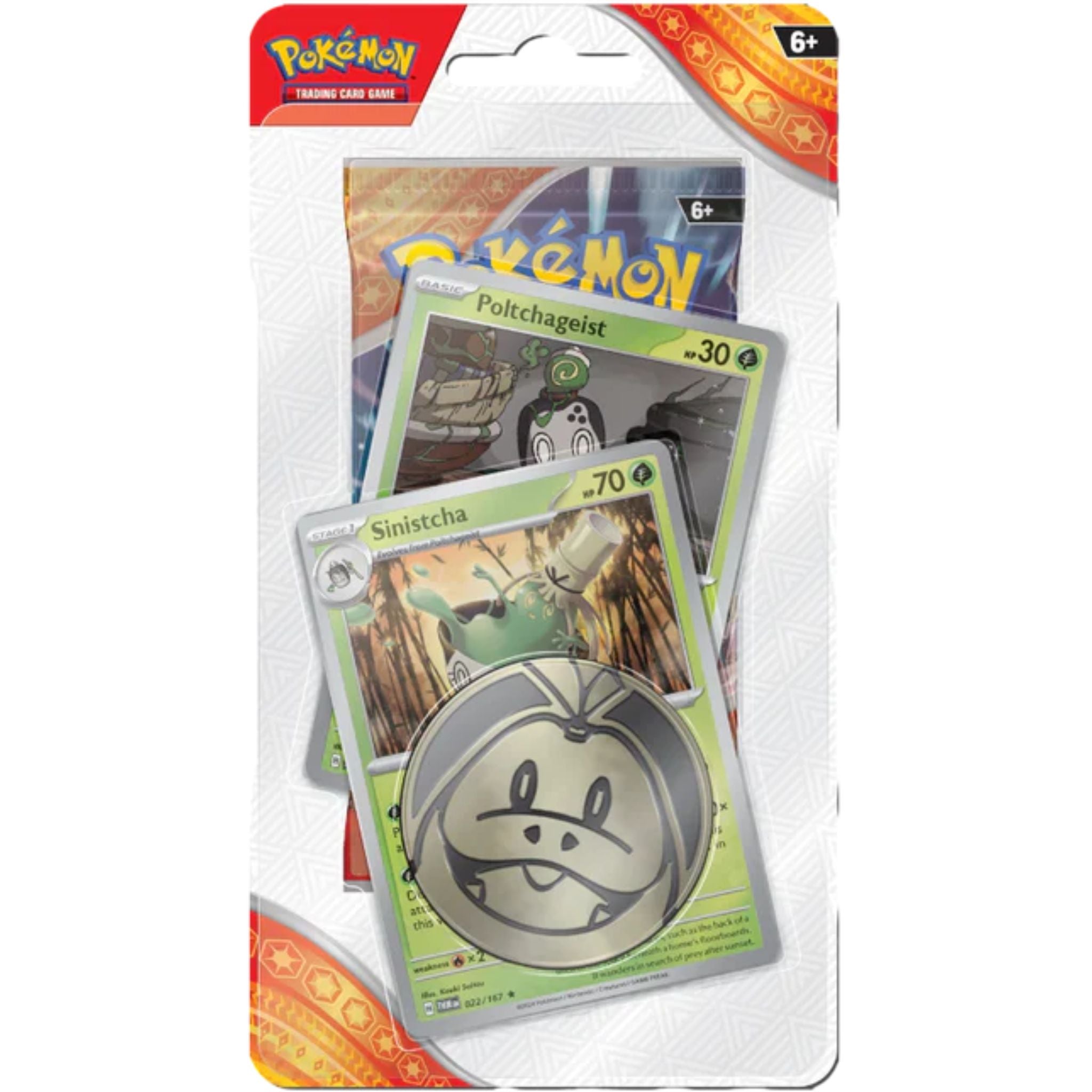 Pokémon TCG: Surging Sparks 1-Pack Blister Poltchageist & Sinistcha