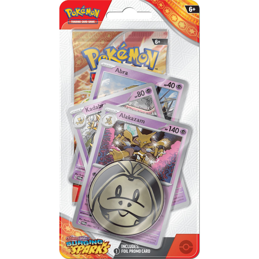 Pokémon TCG: Surging Sparks 1-Pack Blister Abra, Kadabra & Alakazam