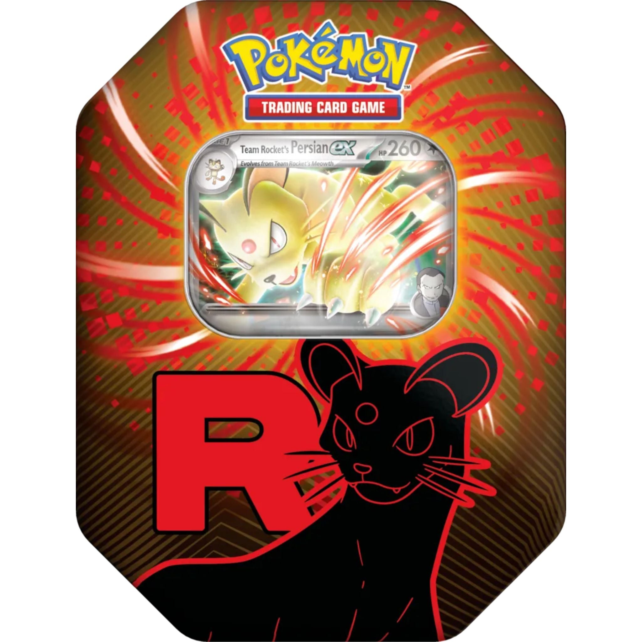 Pokémon TCG: Team Rocket's Persian ex Tin