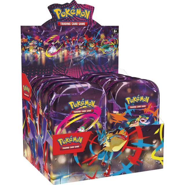 Pokémon TCG: Mega Heroes Mini Tins Display