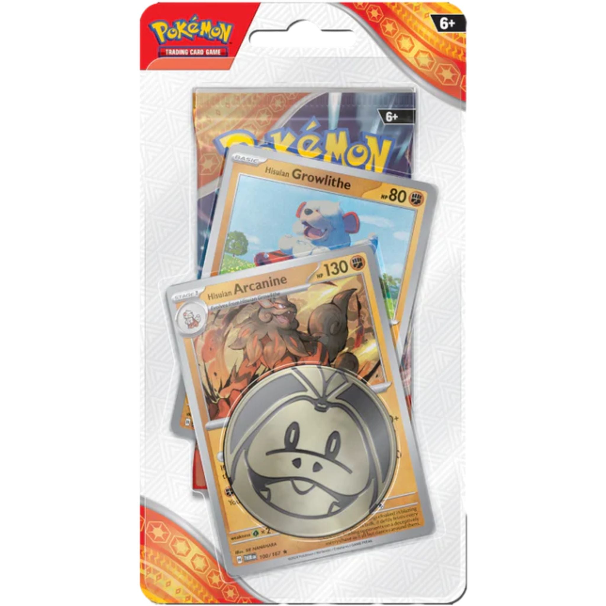 Pokémon TCG: Surging Sparks 1-Pack Blister Hisuian Growlithe & Hisuian Arcanine
