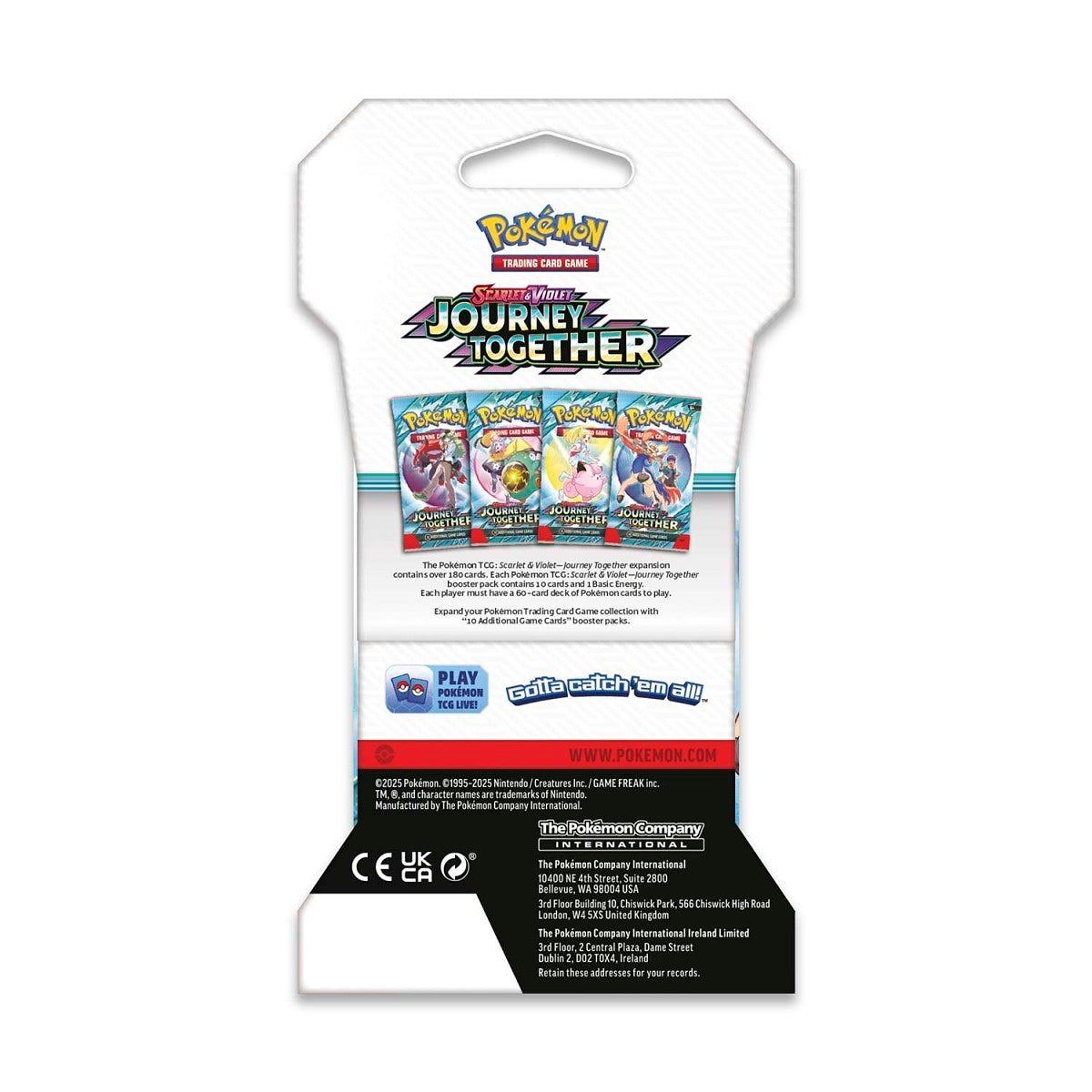 Pokémon TCG: Journey Together Sleeved Booster Pack