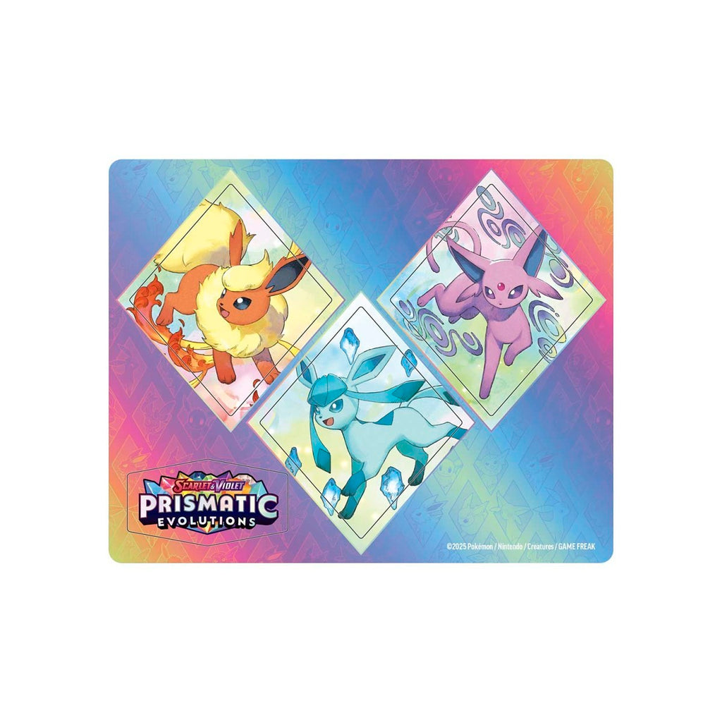 Pokémon TCG: Prismatic Evolutions Glaceon Tech Sticker Collection 3-Pack Blister