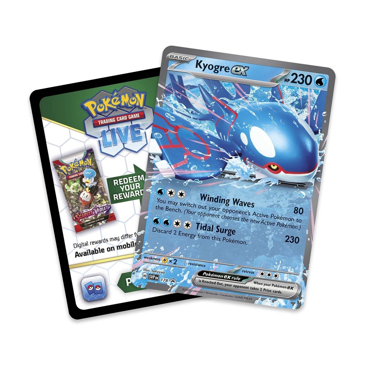 Pokémon TCG: Azure Legends Small Kyogre Tin