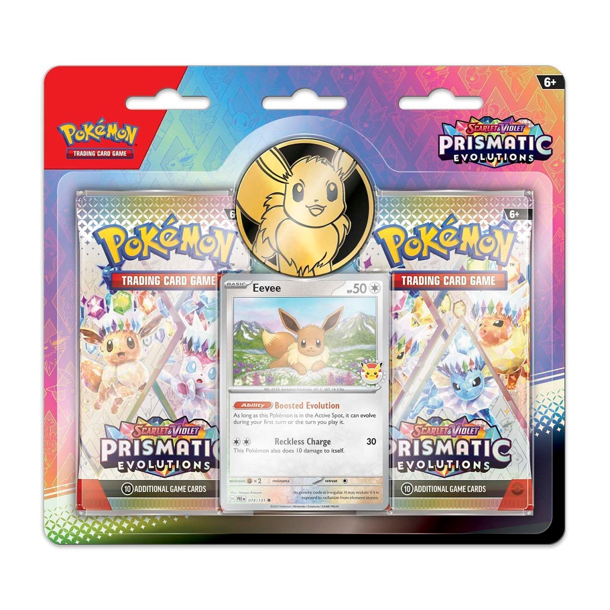Pokémon TCG: Prismatic Evolutions Eevee 2-Pack Blister