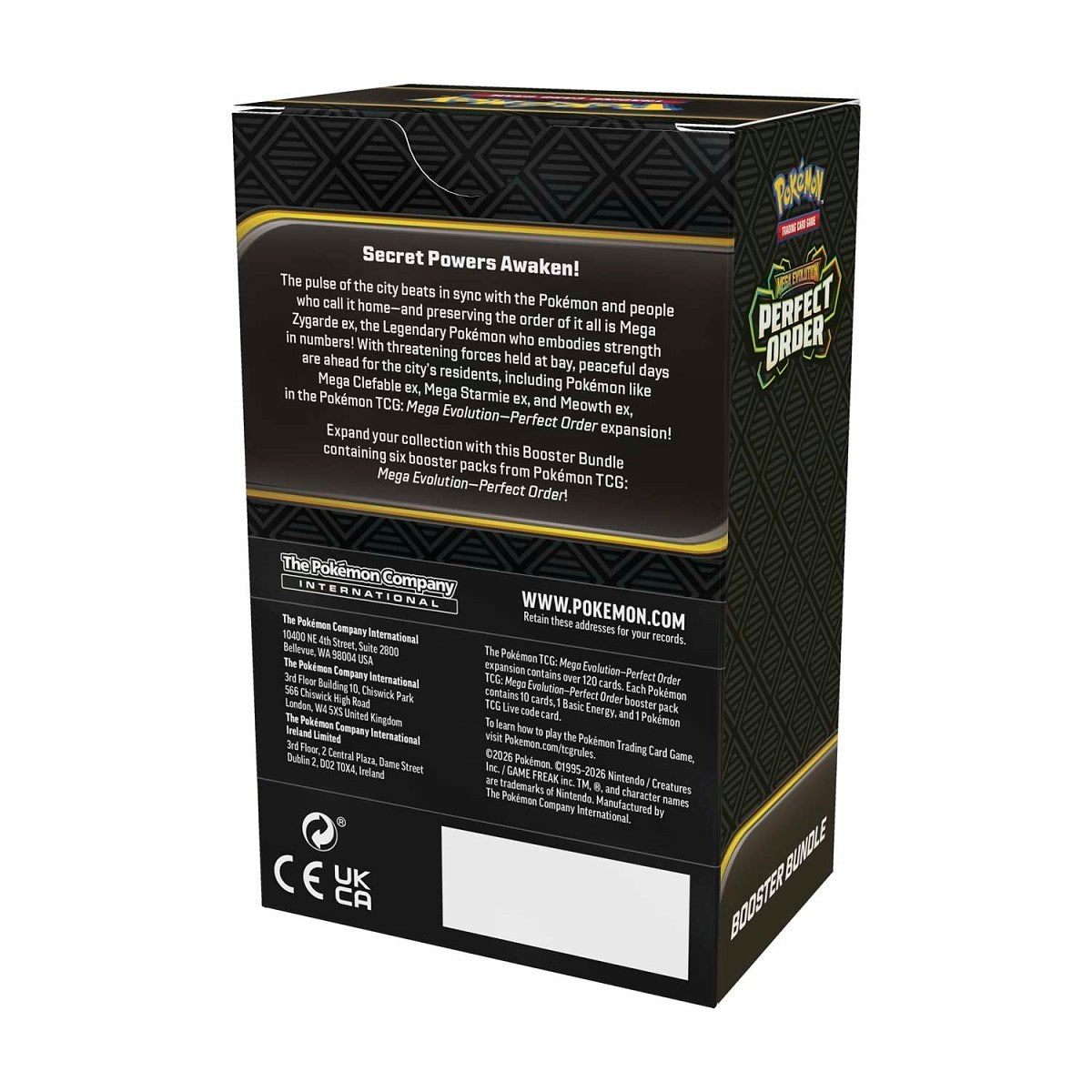 Pokémon TCG: Perfect Order Booster Bundle (6 Packs)