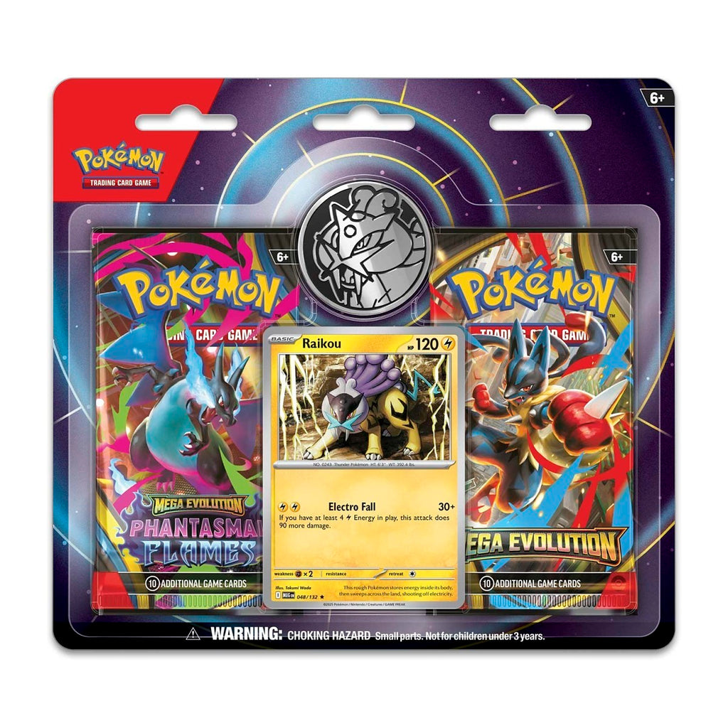 Pokémon TCG: Raikou 2-Pack Blister