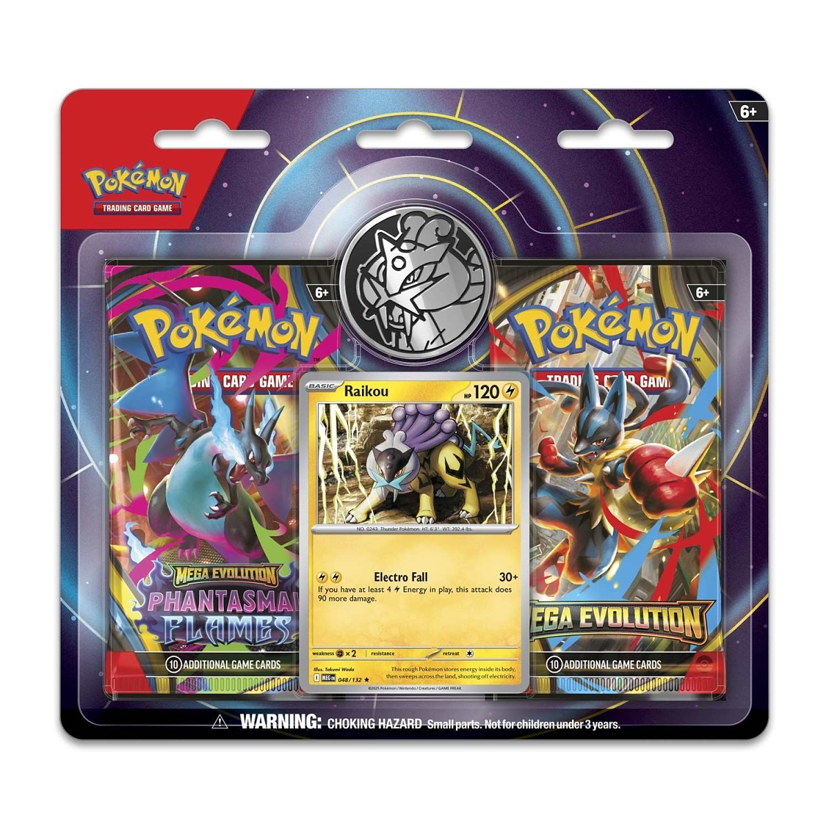 Pokémon TCG: Raikou 2-Pack Blister