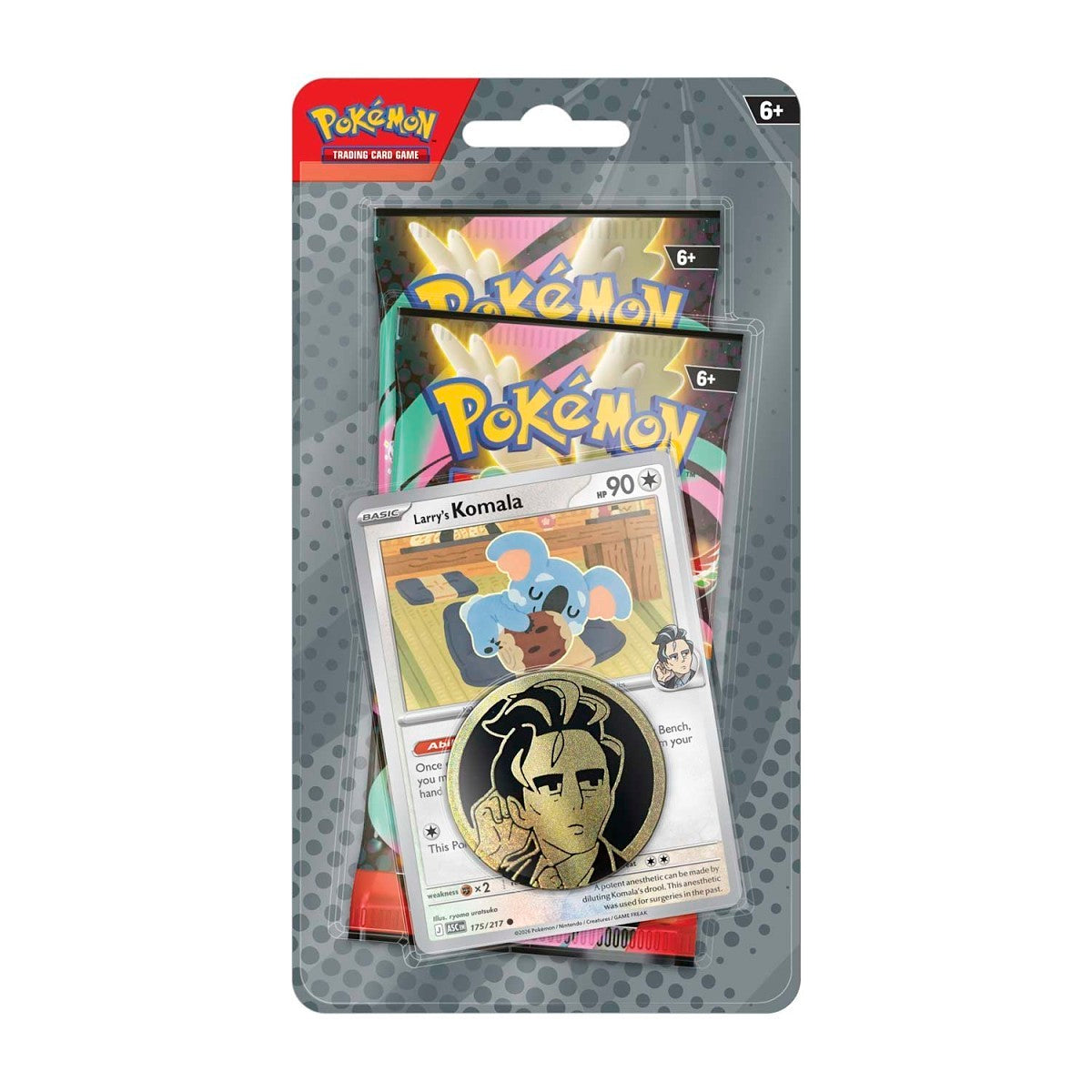 Pokémon TCG: Ascended Heroes Larry's Komala 2-Pack Blister