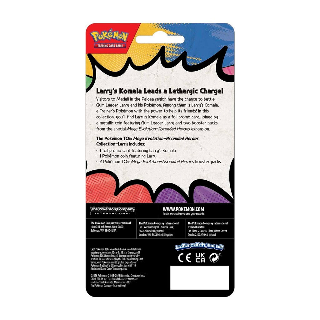 Pokémon TCG: Ascended Heroes Larry's Komala 2-Pack Blister