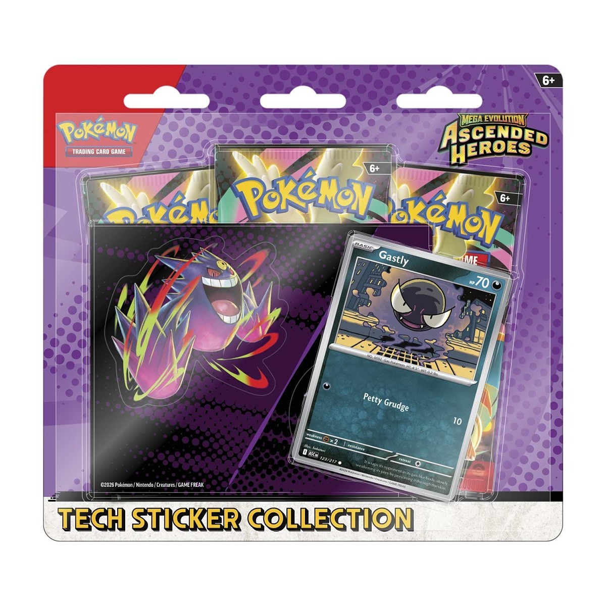 Pokémon TCG: Ascended Heroes Mega Gengar Tech Sticker Collection