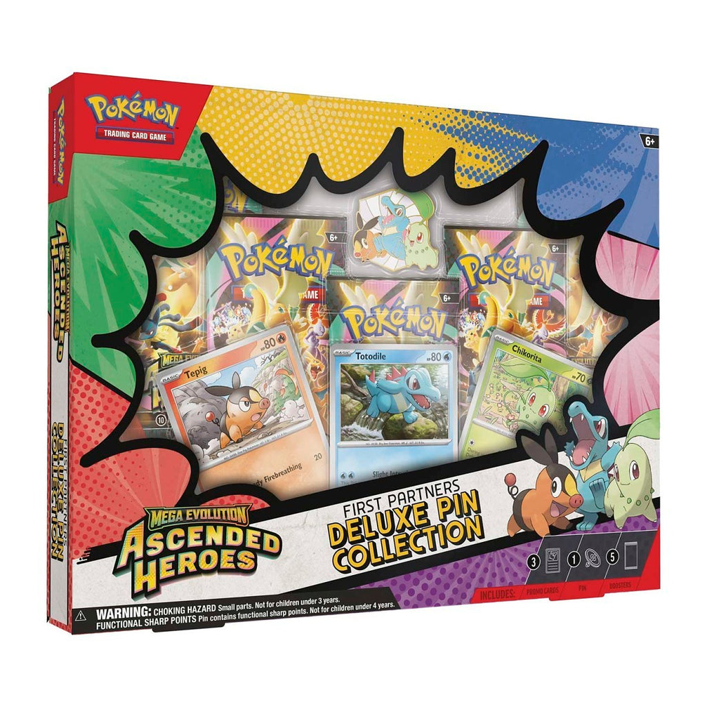 Pokémon TCG: Ascended Heroes First Partners Deluxe Pin Collection