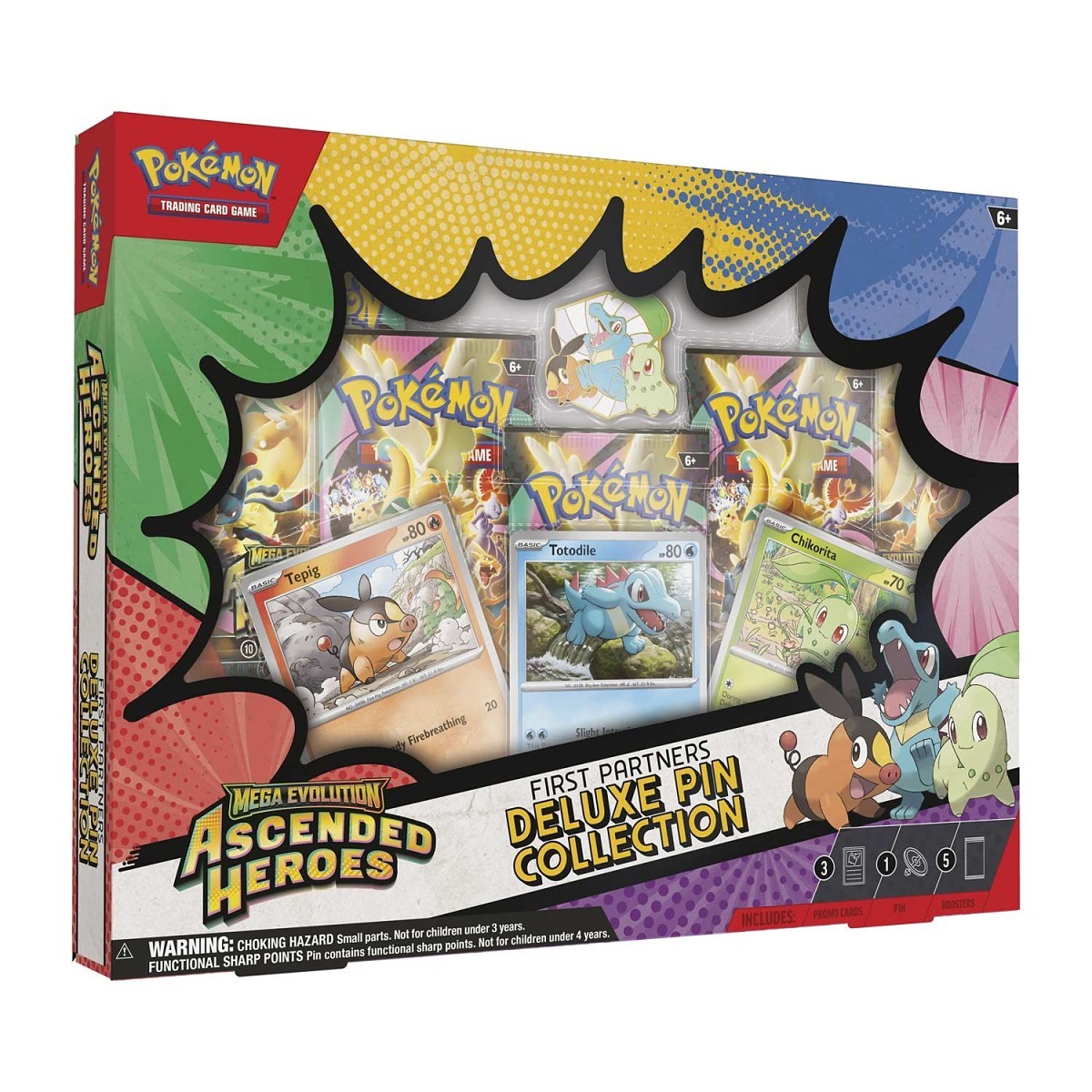 Pokémon TCG: Ascended Heroes First Partners Deluxe Pin Collection