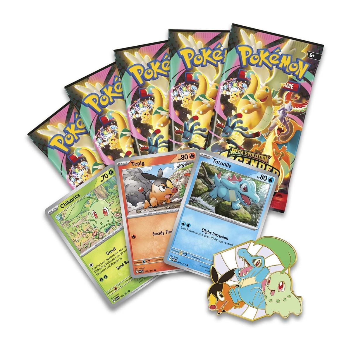 Pokémon TCG: Ascended Heroes First Partners Deluxe Pin Collection