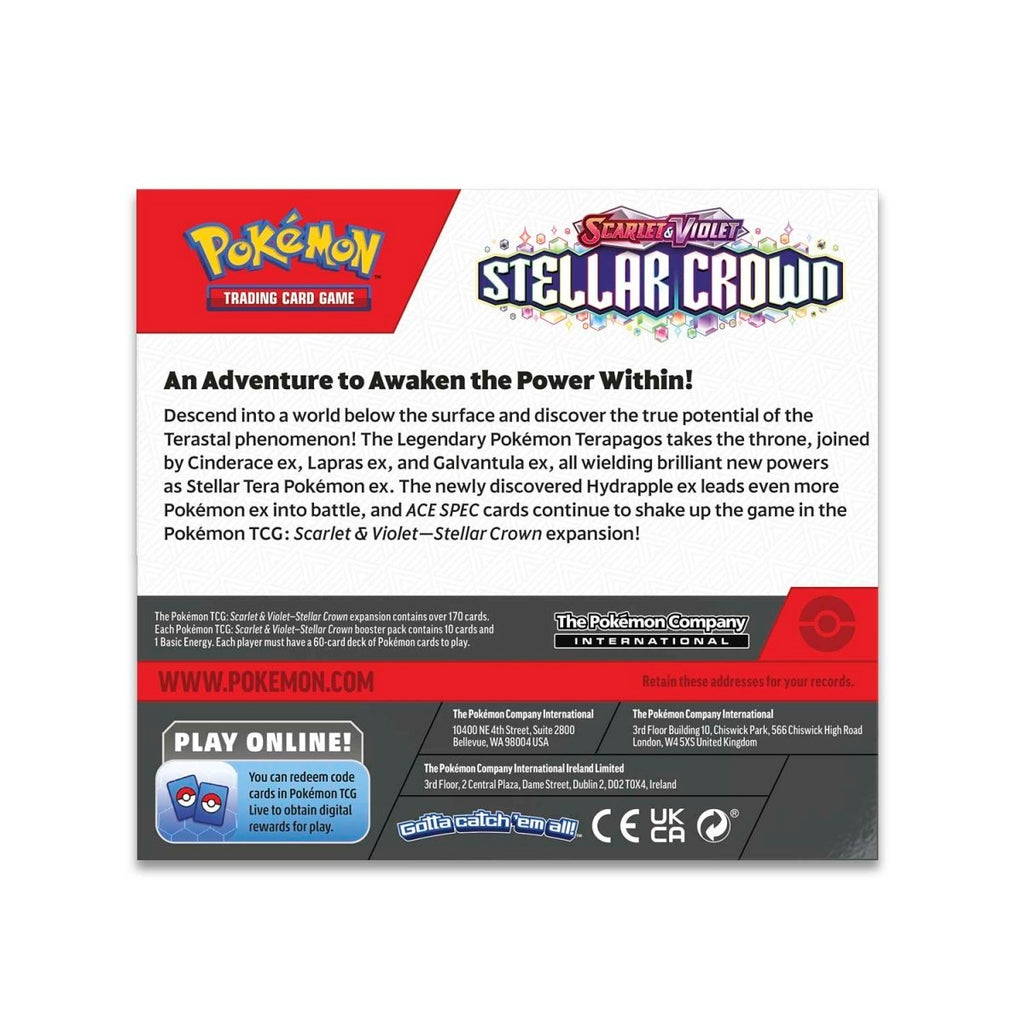 Pokémon TCG: Stellar Crown Booster Display Box