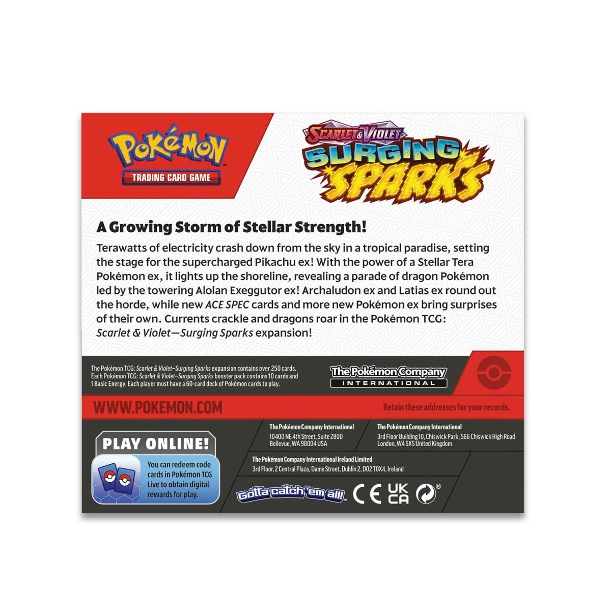 Pokémon TCG: Surging Sparks Booster Display Box