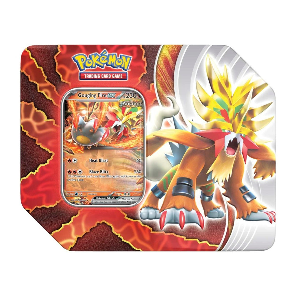 Pokémon TCG: Paradox Destinies Gouging Fire Tin