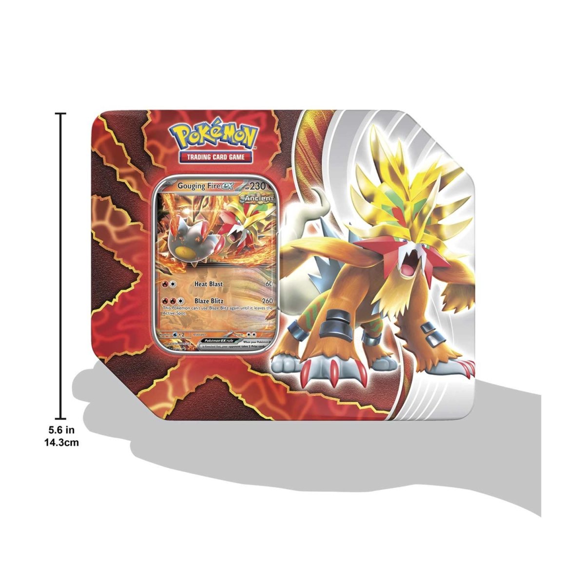 Pokémon TCG: Paradox Destinies Gouging Fire Tin