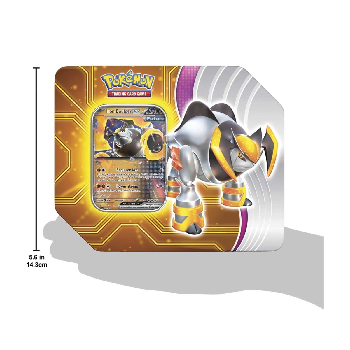 Pokémon TCG: Paradox Destinies Iron Boulder Tin