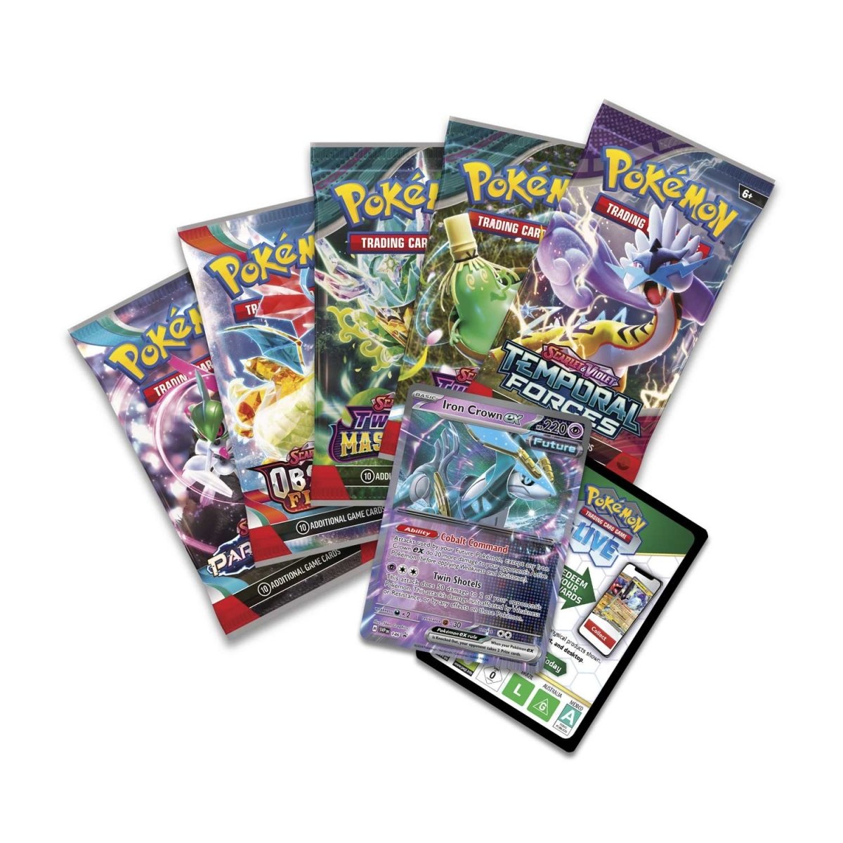 Pokémon TCG: Paradox Destinies Iron Crown Tin