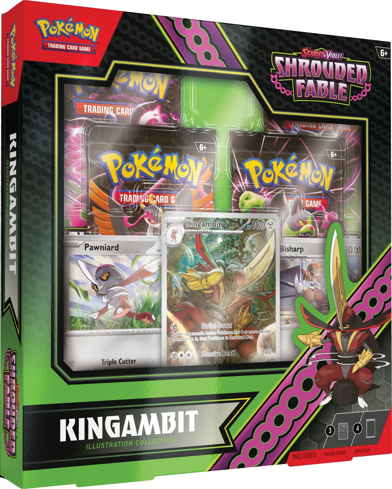 Pokémon TCG: Shrouded Fable Kingambit Illustration Collection