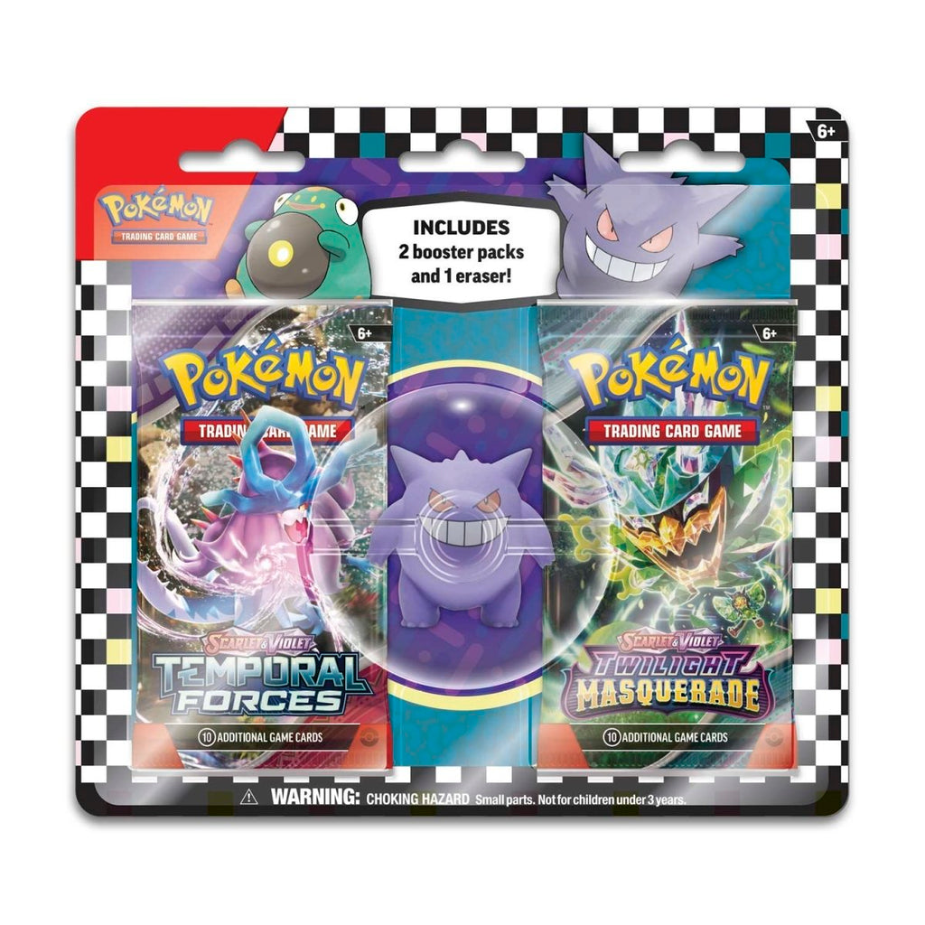 Pokémon TCG: 2024 Gengar Eraser 2-Pack Blister
