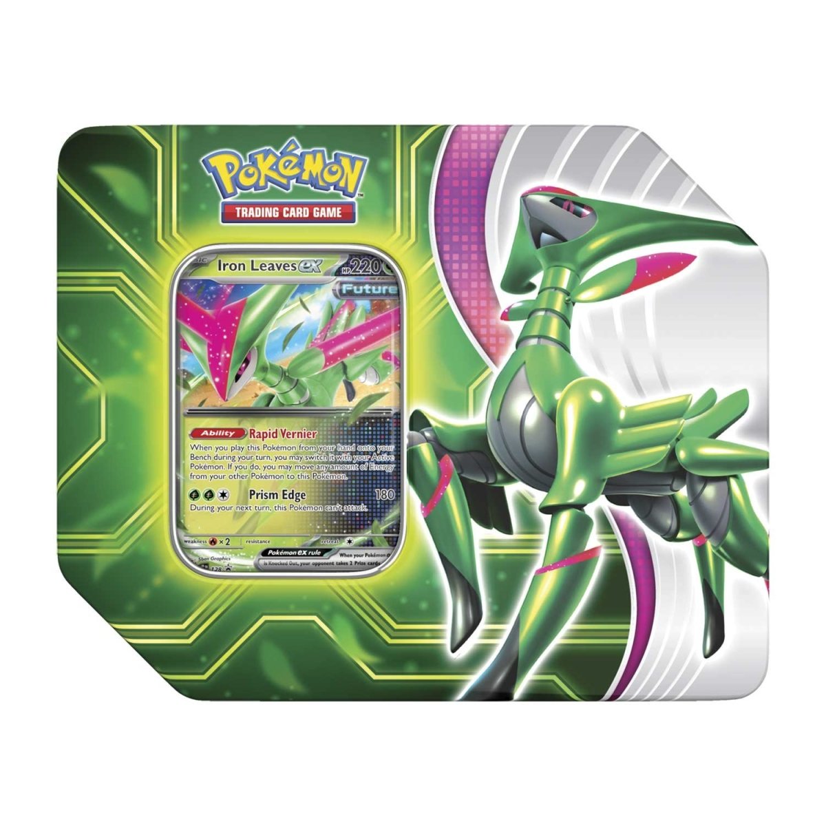 Pokémon TCG: Paradox Clash Iron Leaves Tin