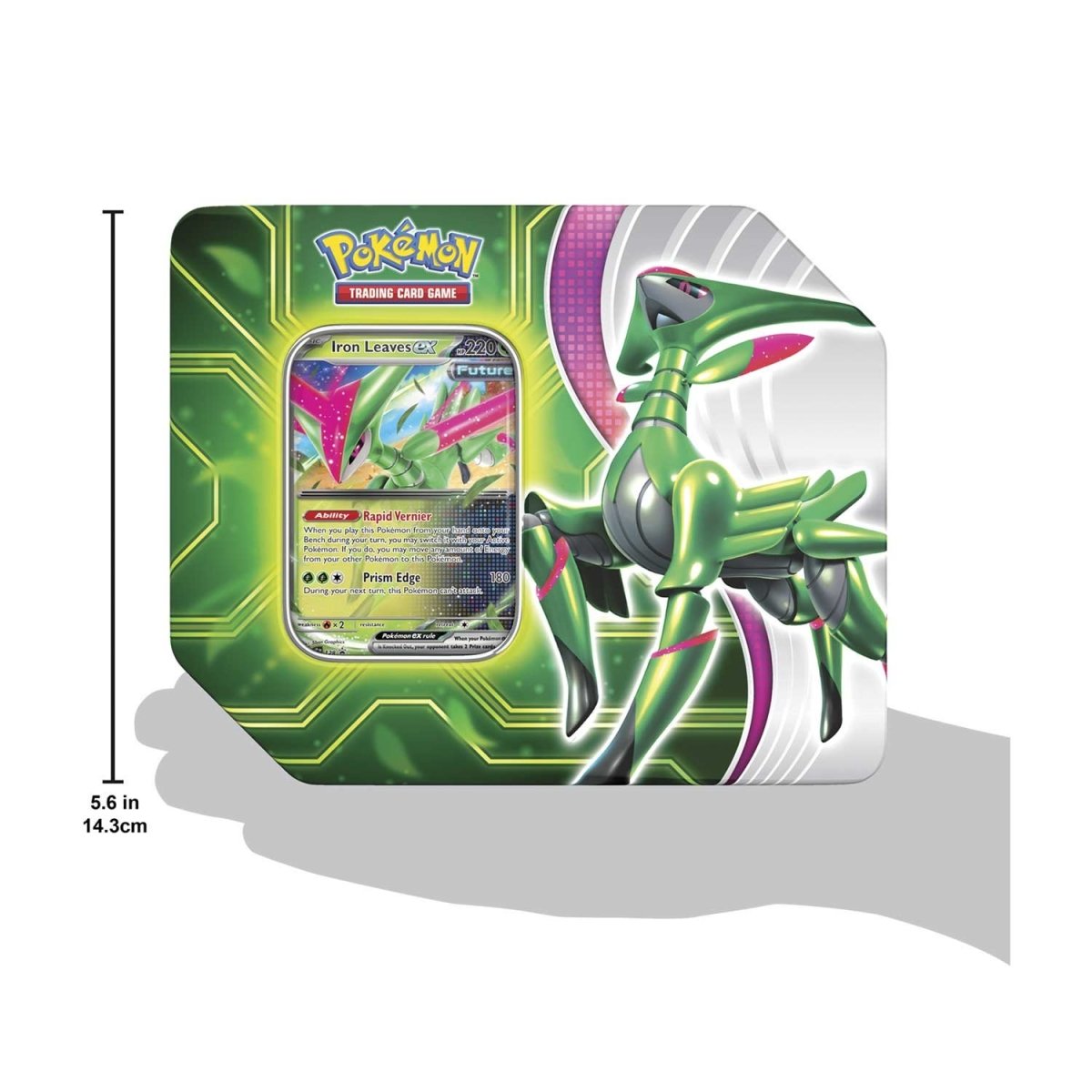 Pokémon TCG: Paradox Clash Iron Leaves Tin