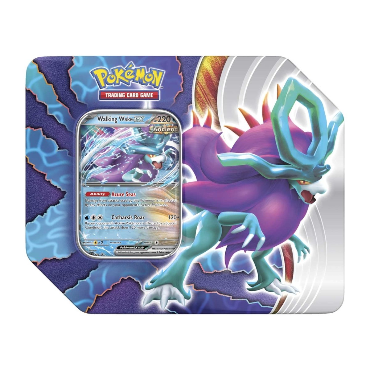 Pokémon TCG: Paradox Clash Walking Wake Tin