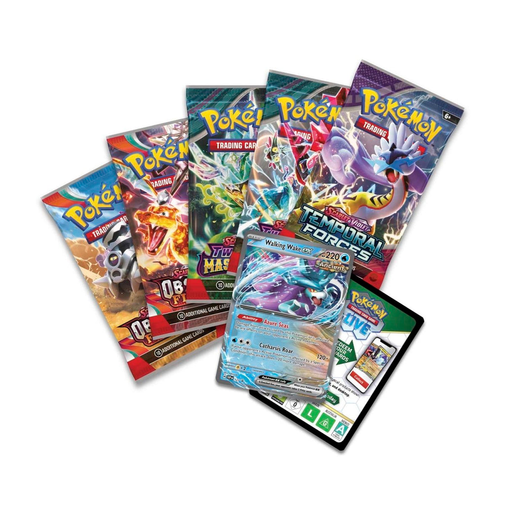 Pokémon TCG: Paradox Clash Walking Wake Tin