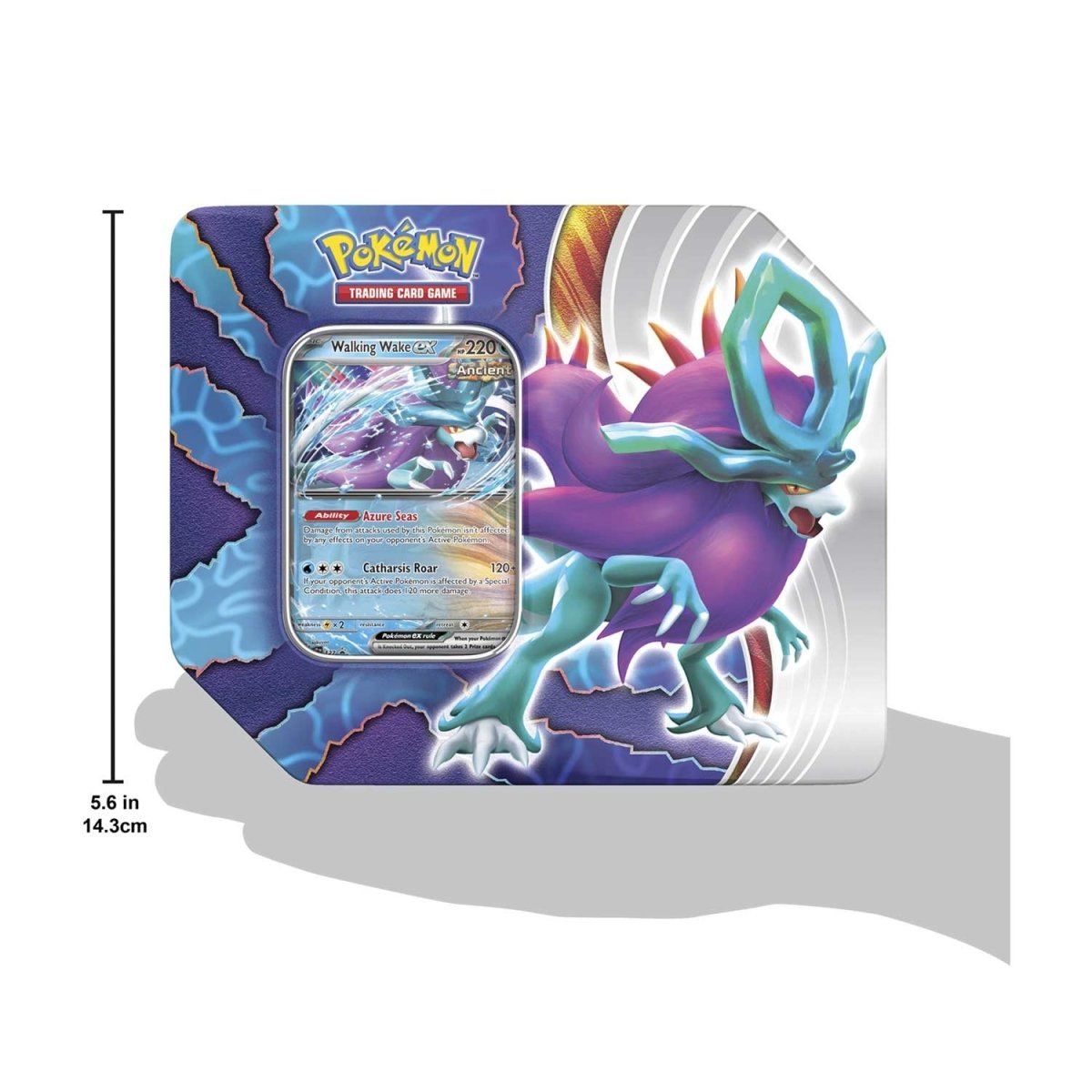 Pokémon TCG: Paradox Clash Walking Wake Tin