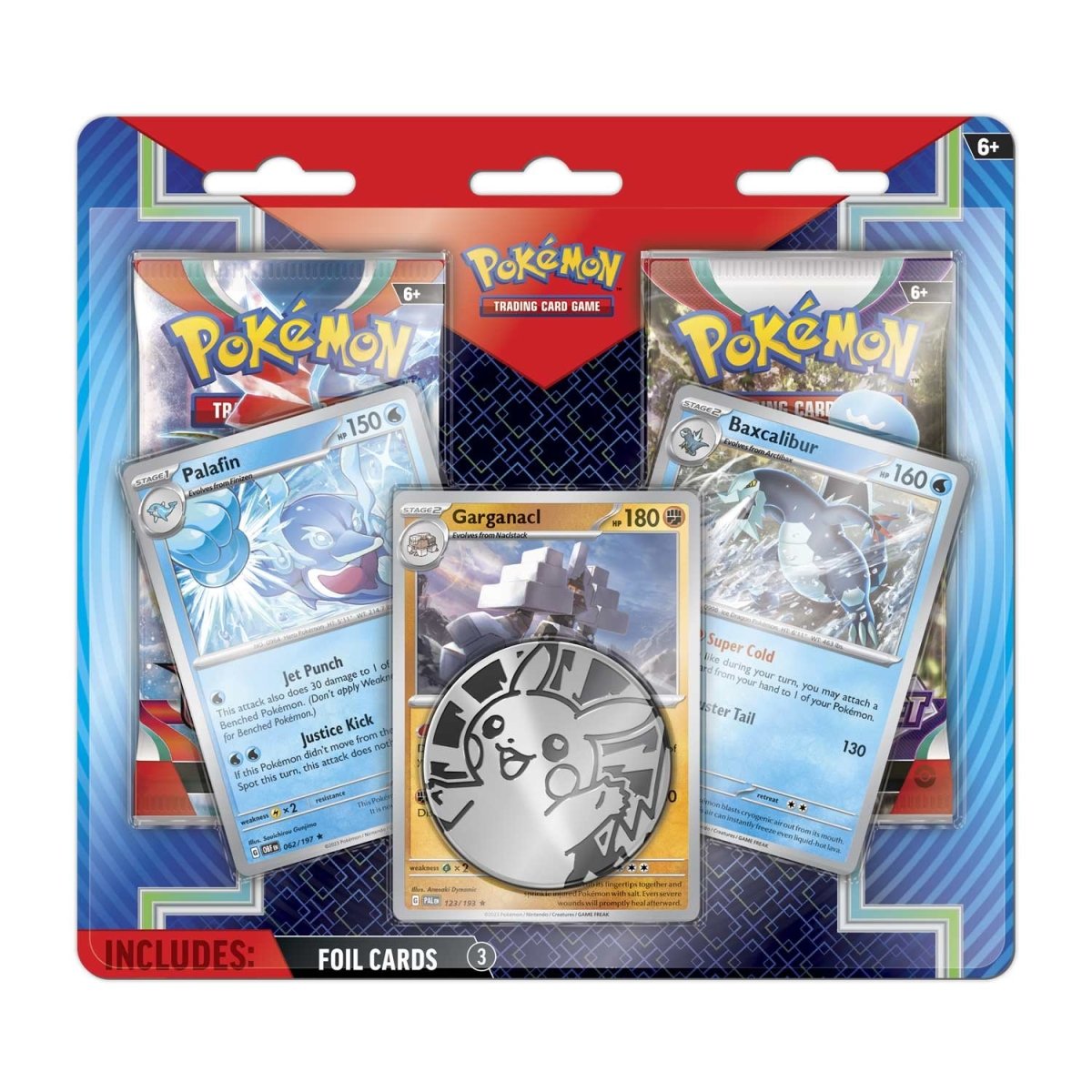 Pokémon TCG: Enhanced 2-Pack Blister Palafin, Garganacl & Baxcalibur