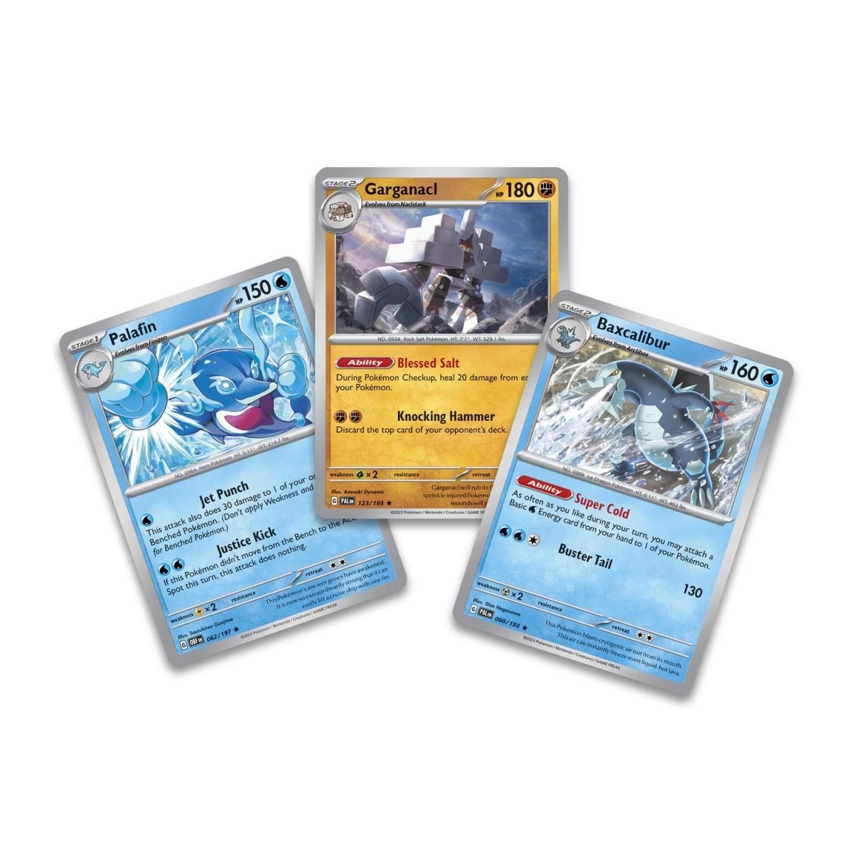 Pokémon TCG: Enhanced 2-Pack Blister Palafin, Garganacl & Baxcalibur