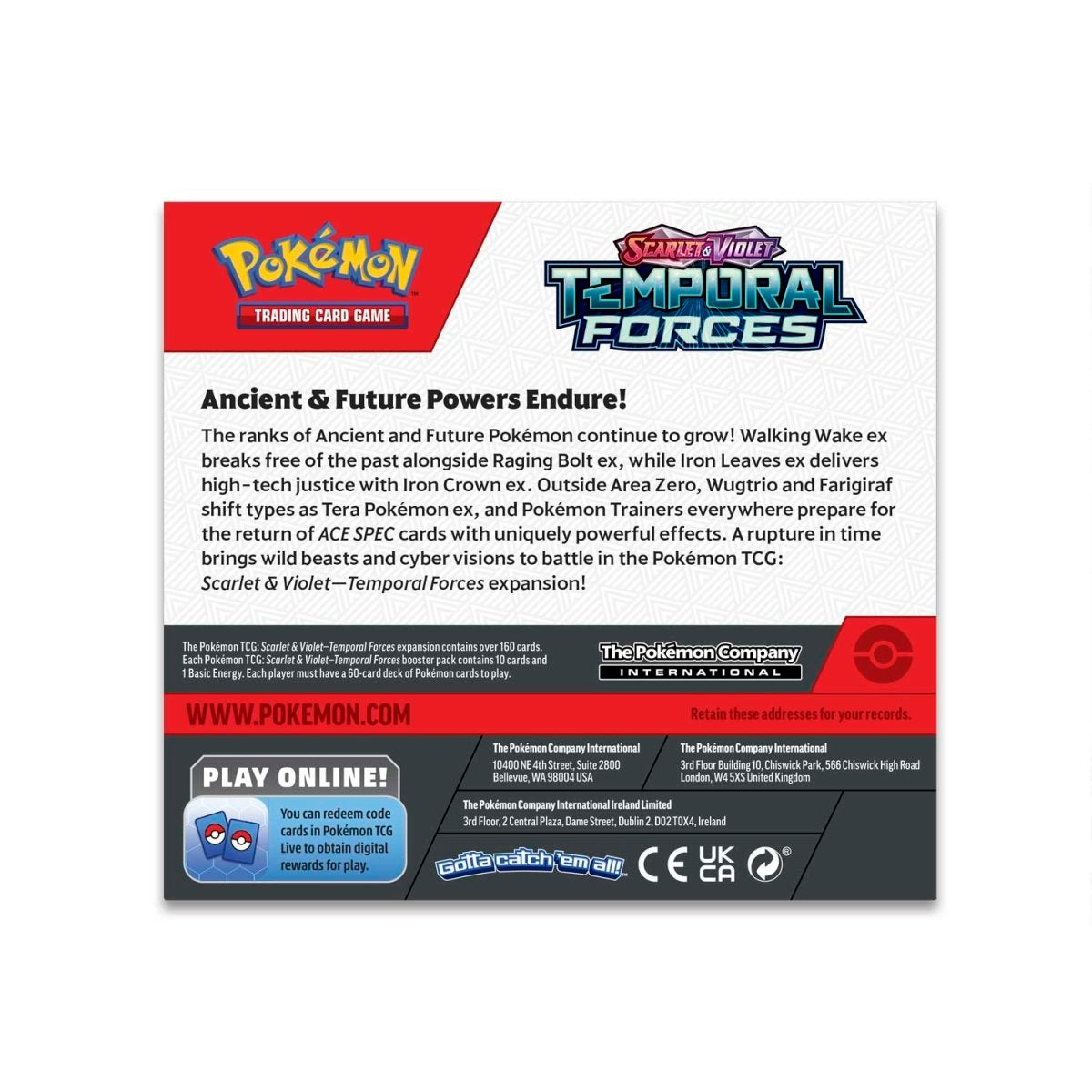 Pokémon TCG: Temporal Forces Booster Display Box