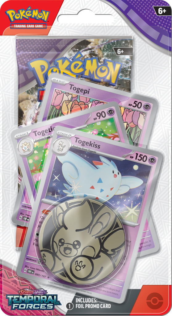 Pokémon TCG: Temporal Forces 1-Pack Blister Togepi, Togetic & Togekiss