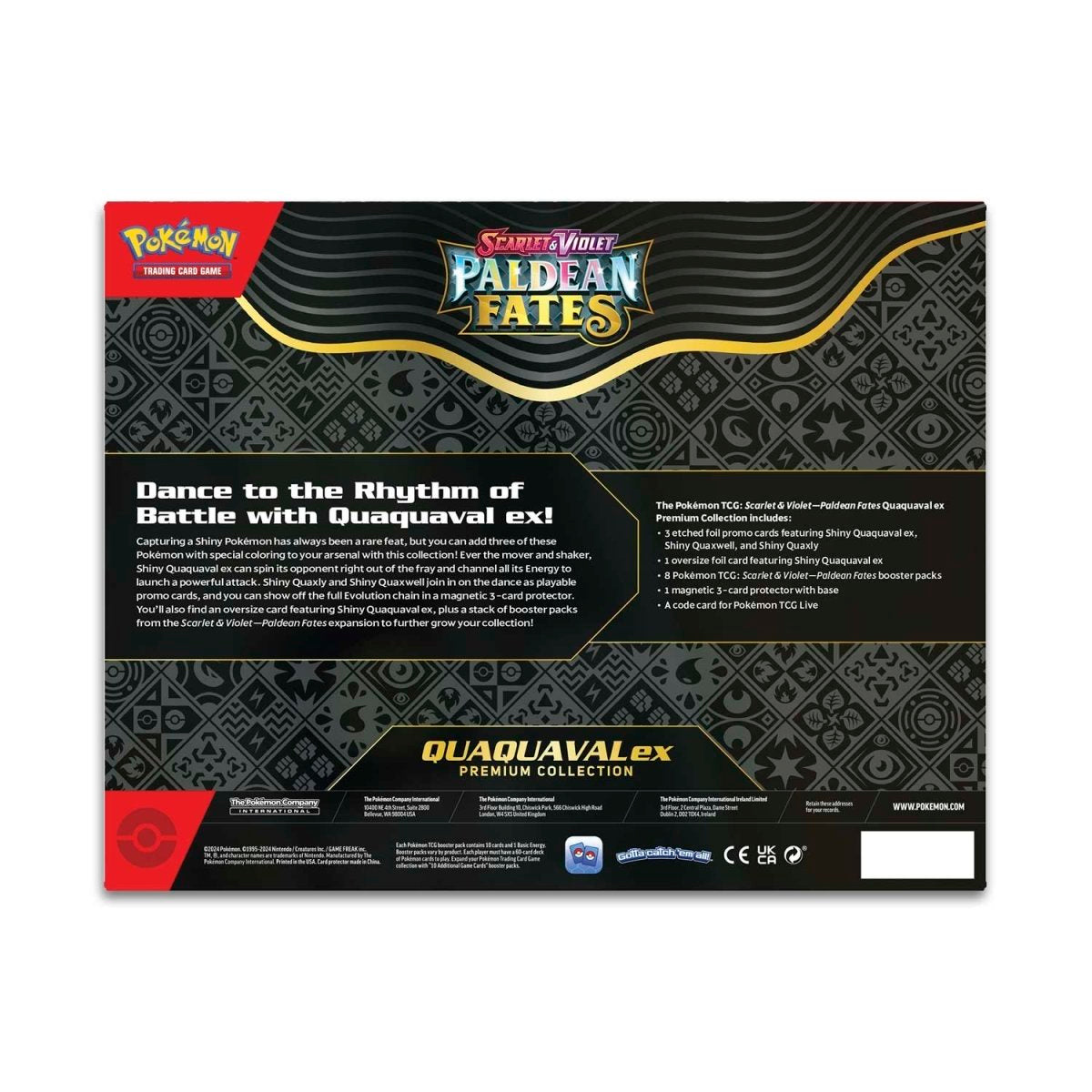 Pokémon TCG: Paldean Fates Quaquaval Premium Collection