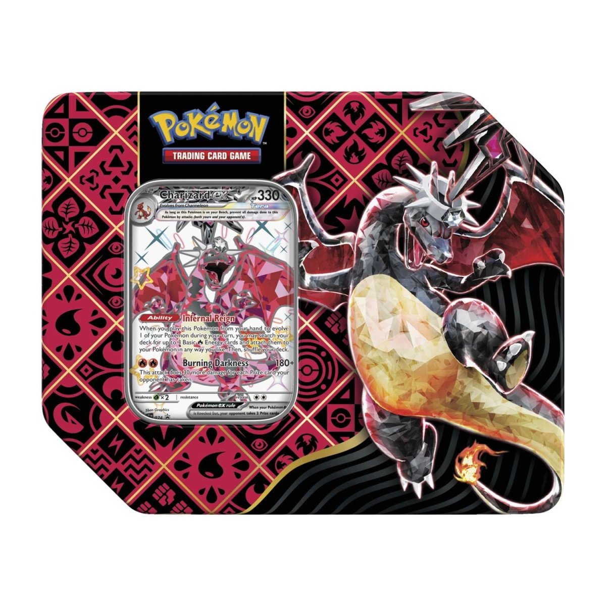 Pokémon TCG: Paldean Fates Charizard Tin
