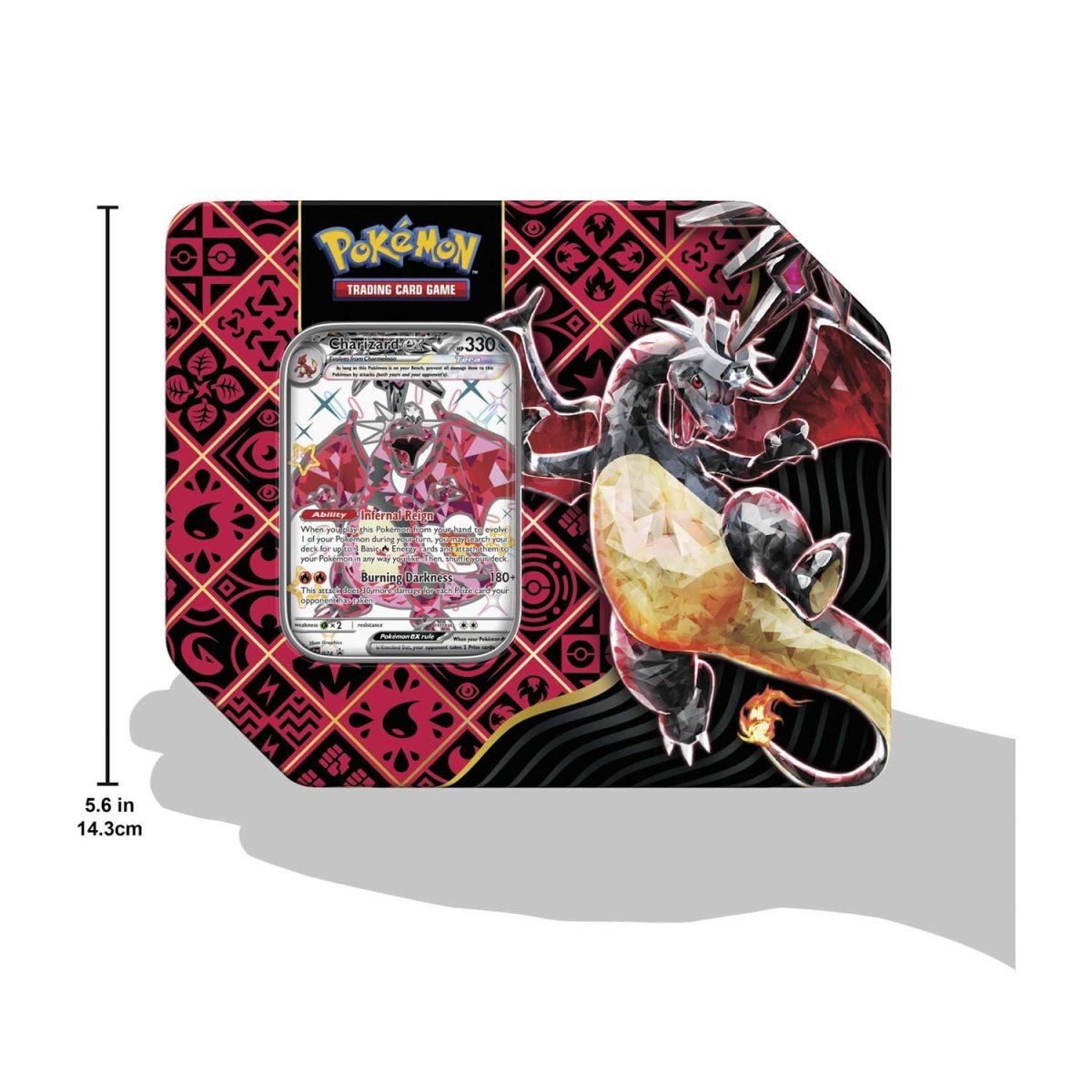 Pokémon TCG: Paldean Fates Charizard Tin