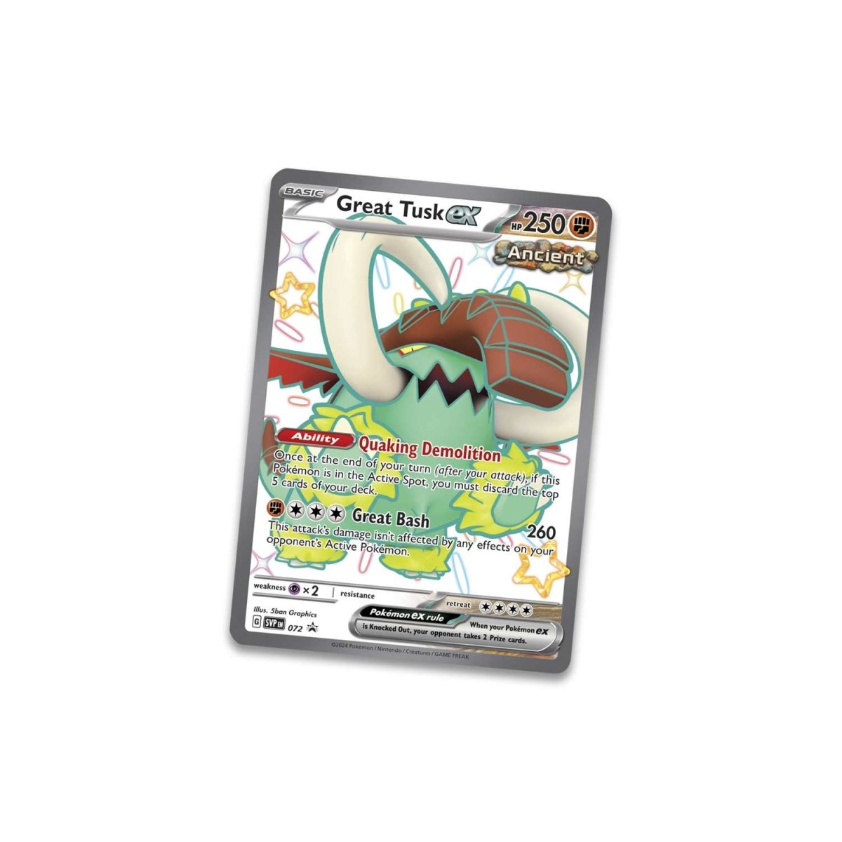 Pokémon TCG: Paldean Fates Great Tusk Tin