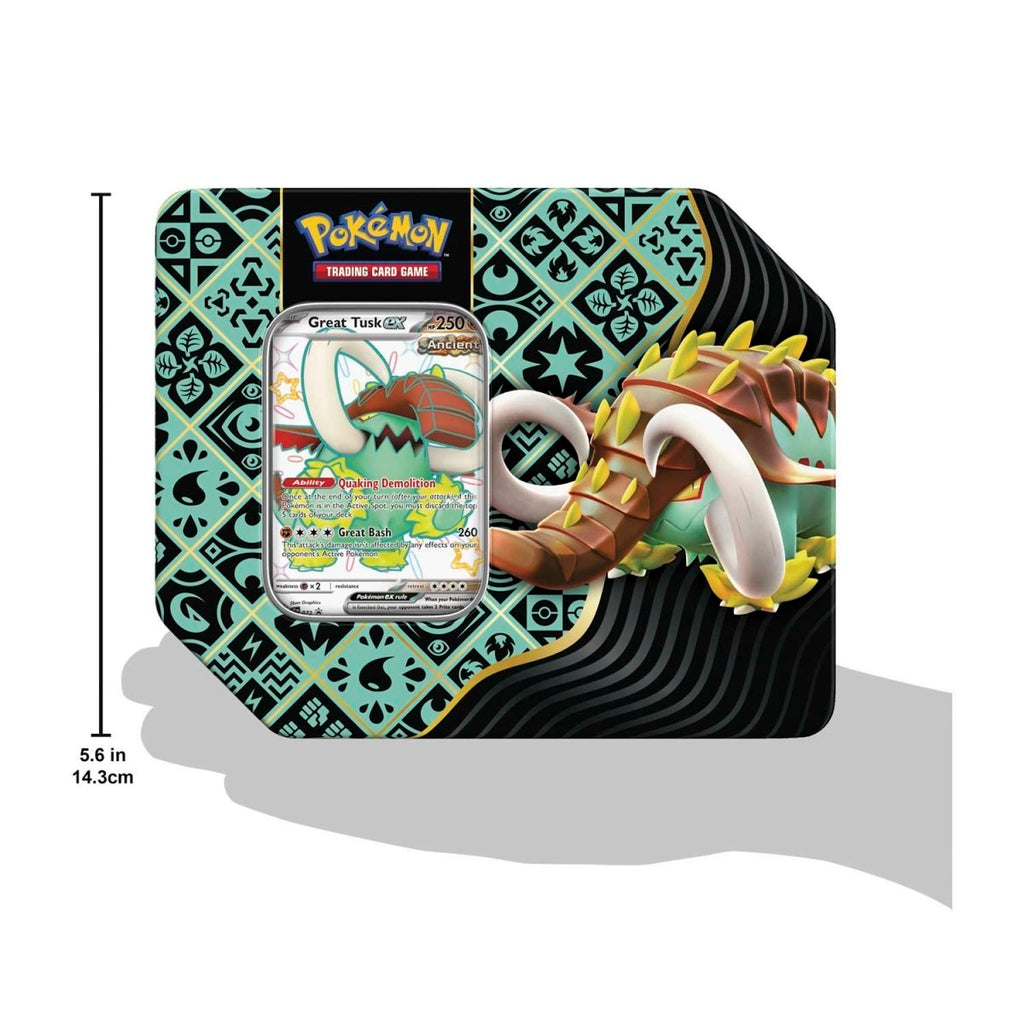 Pokémon TCG: Paldean Fates Great Tusk Tin