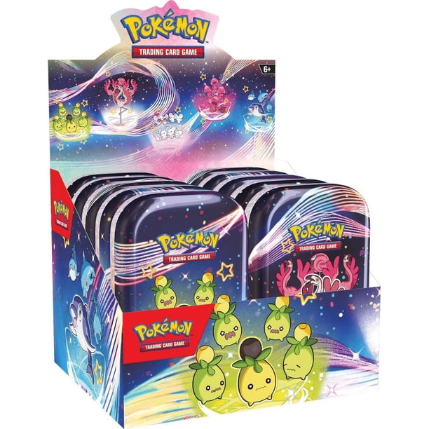 Pokémon TCG: Paldean Fates Mini Tins Display