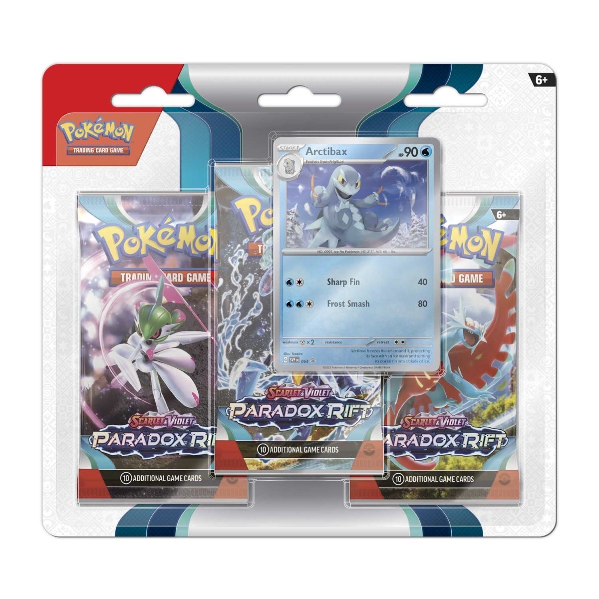 Pokémon TCG: Paradox Rift Arctibax 3-Pack Blister