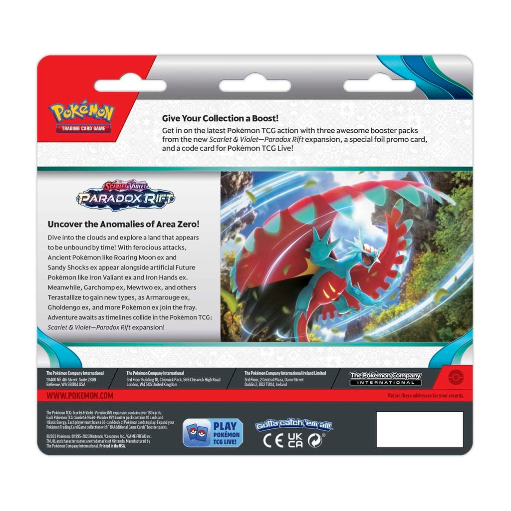 Pokémon TCG: Paradox Rift Arctibax 3-Pack Blister