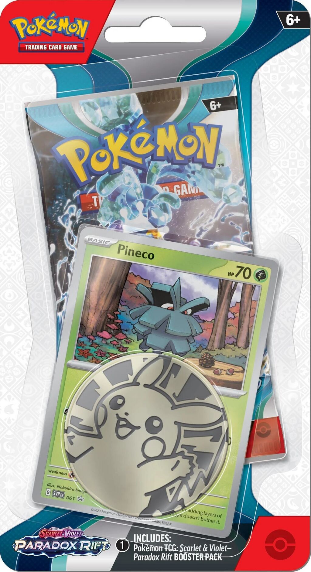 Pokémon TCG: Paradox Rift Pineco 1-Pack Blister