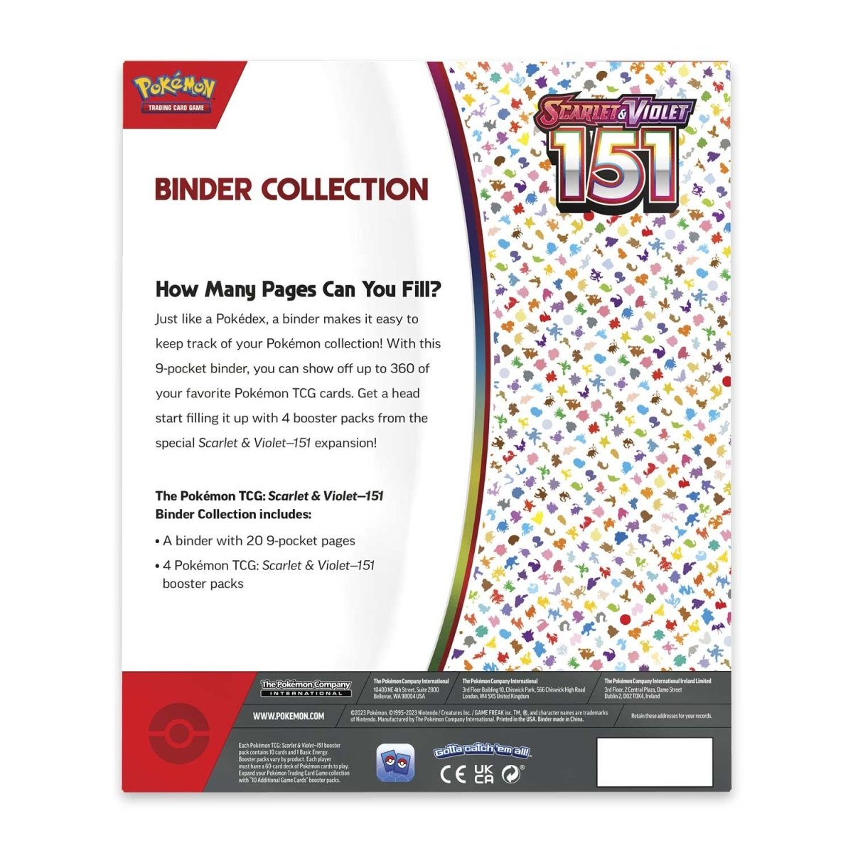 Pokémon TCG: 151 Binder Collection