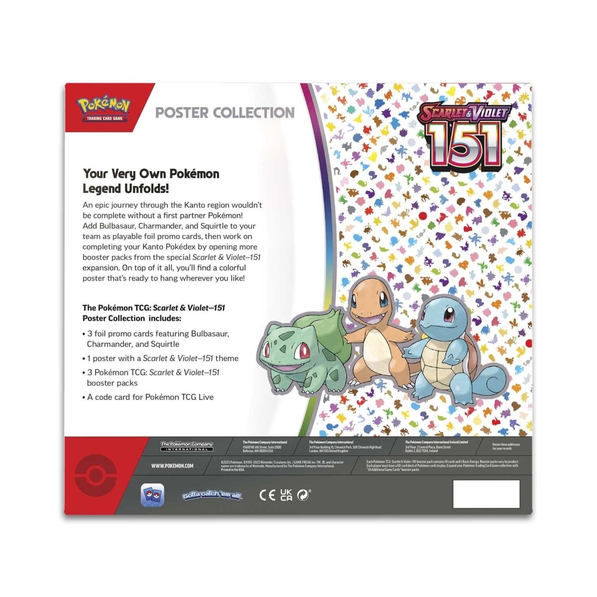 Pokémon TCG: 151 Poster Collection