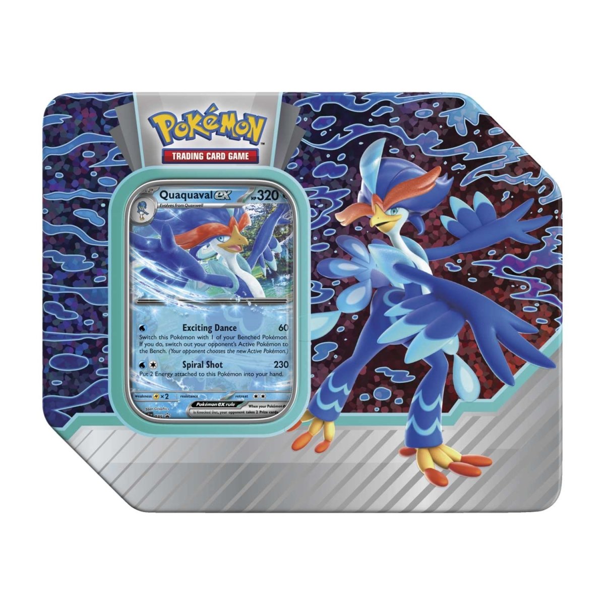 Pokémon TCG: Paldea Partners Small Quaquaval Tin