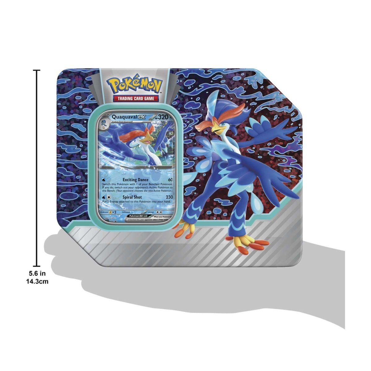 Pokémon TCG: Paldea Partners Small Quaquaval Tin